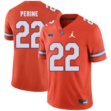 Florida Gators 22 Lamical Perine Orange College Football Jersey