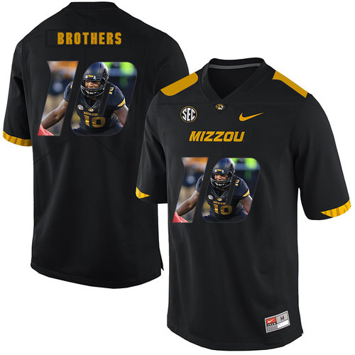 Missouri Tigers 10 Kentrell Brothers Black Nike Fashion College Football Jersey