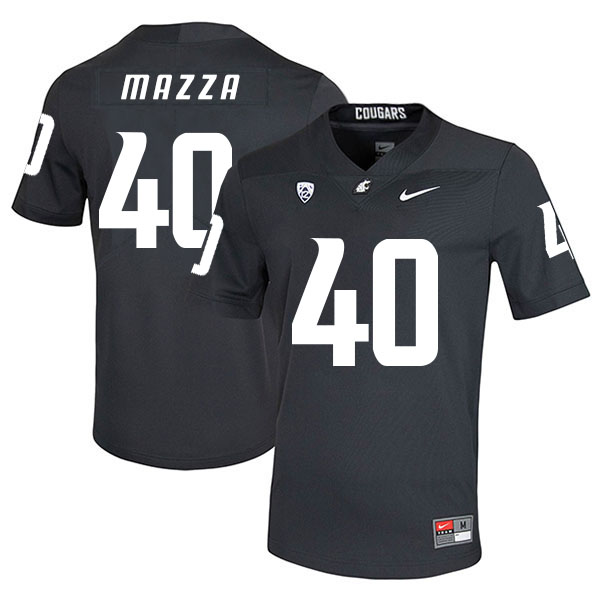 Washington State Cougars 40 Blake Mazza Black College Football Jersey