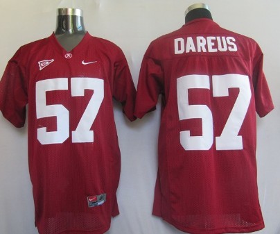 Alabama Crimson Tide #57 Dareus Red Jersey