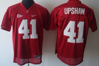 Alabama Crimson Tide #41 Courtney Upshaw Red Jersey