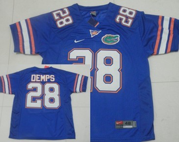 Florida Gators #28 Jeff Demps Blue Jersey