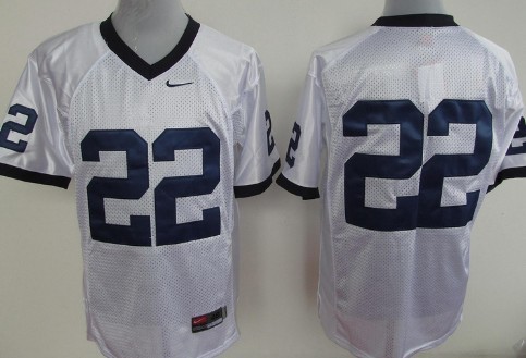 Penn State Nittany Lions #22 White Jersey