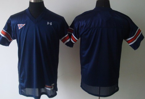 Auburn Tigers Blank Navy Blue Jersey