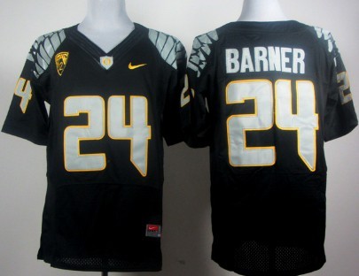 Oregon Ducks #24 Kenjon Barner 2013 Black Elite Jersey