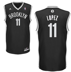 Brooklyn Nets #11 Brook Lopez Black Swingman Jersey