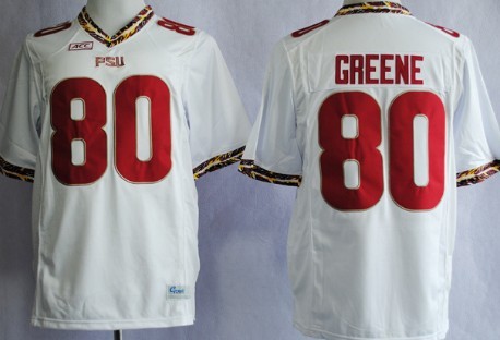 Florida State Seminoles #80 Rashad Greene 2013 White Jersey