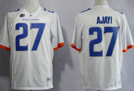 Boise State Broncos #27 Jay Ajayi 2013 White Jersey