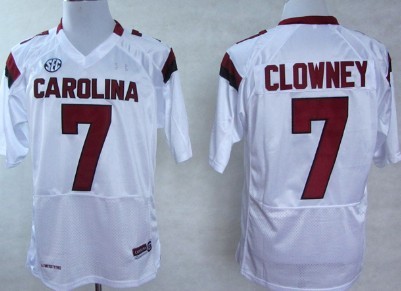 South Carolina Gamecocks #7 Jadeveon Clowney 2013 White Jersey