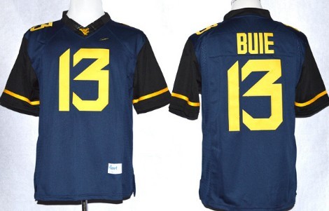 West Virginia Mountaineers #13 Andrew Buie 2013 Navy Blue Limited Jersey