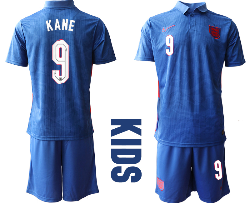 2021 European Cup England away Youth 9 soccer jerseys