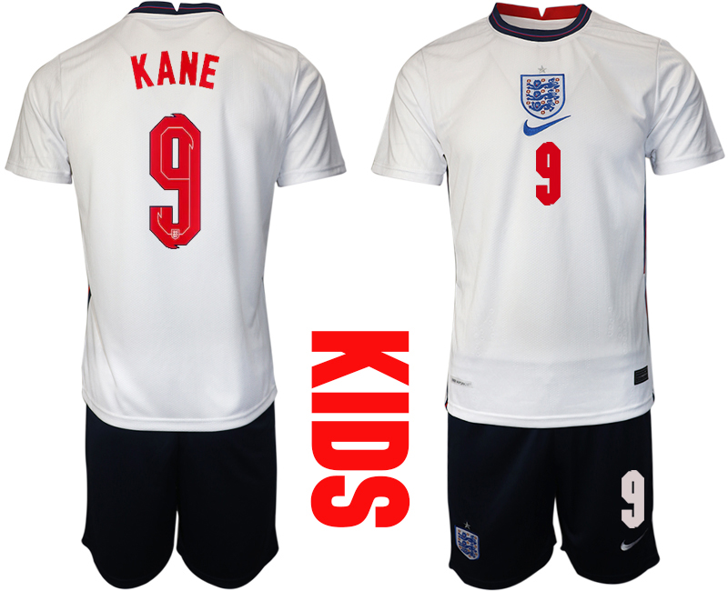 2021 European Cup England home Youth 9 soccer jerseys