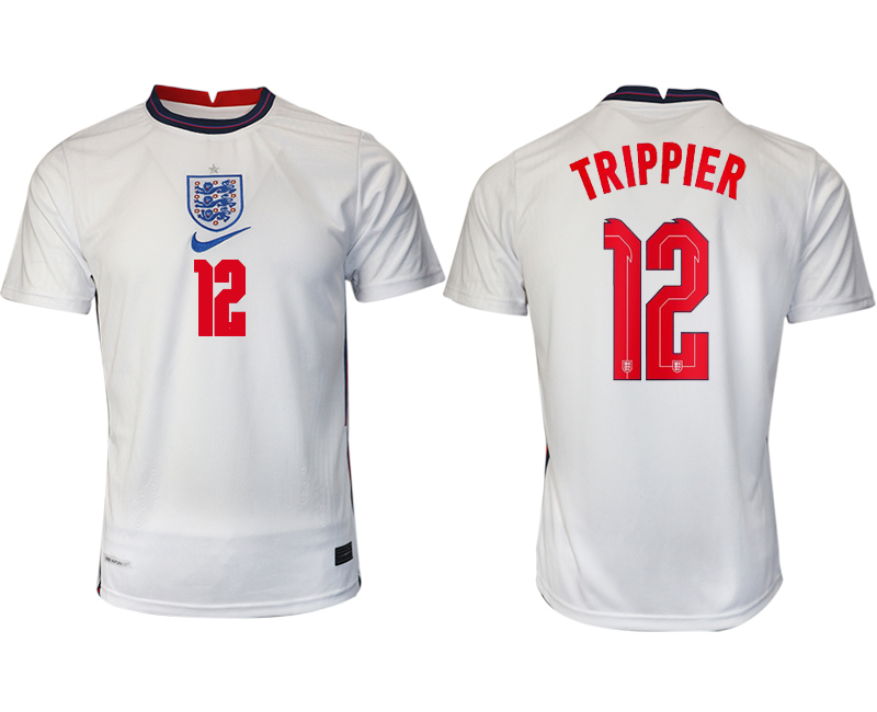 Men 2021 Europe England home AAA version 12 soccer jerseys