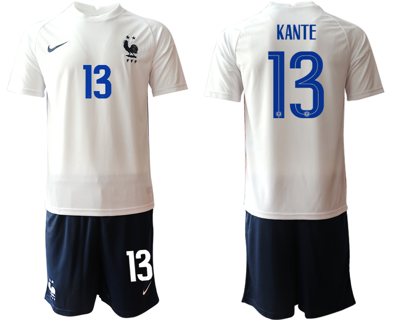 Men 2021 France away 13 soccer jerseys