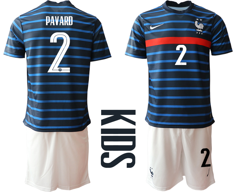 2021 France home Youth 2 soccer jerseys