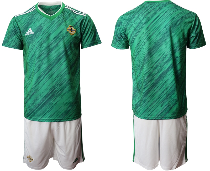 Men 2021 European Cup Northern Ireland green home Soccer Jersey