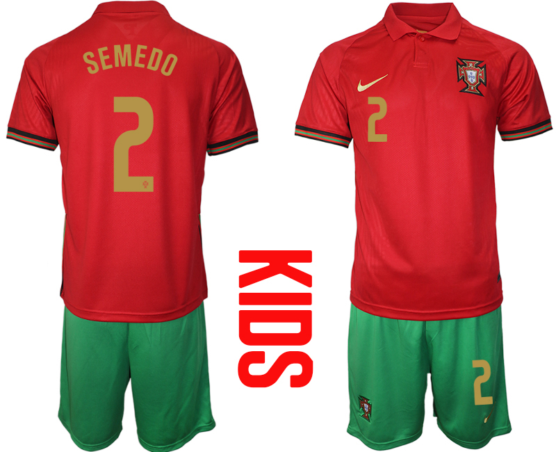 2021 European Cup Portugal home Youth 2 style 2 soccer jerseys