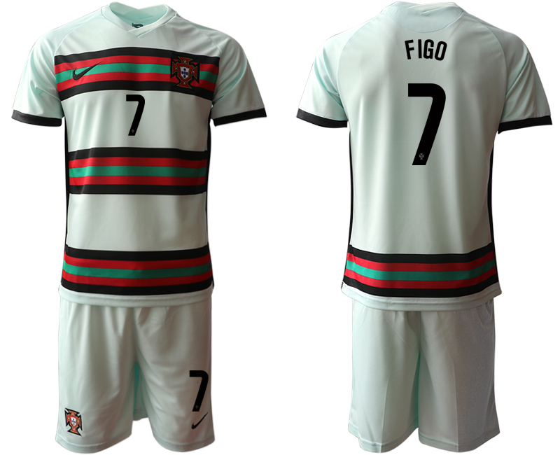 Men 2021 European Cup Portugal away grey 7 Soccer Jersey1