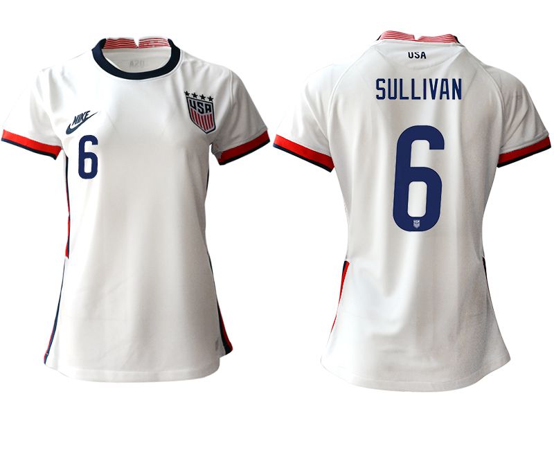 Women 2020-2021 Season National Team America home aaa 6 white Soccer Jerseys