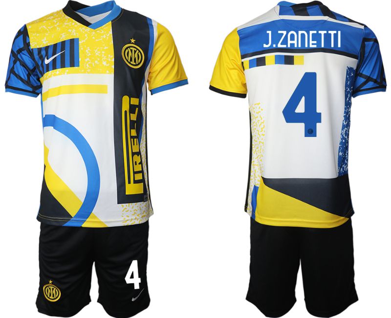 Men 2020-2021 Club Inter Milan Third away black 4 Nike Soccer Jersey