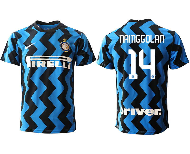 Men 2020-2021 club Inter Milan home aaa versio 14 blue Soccer Jerseys