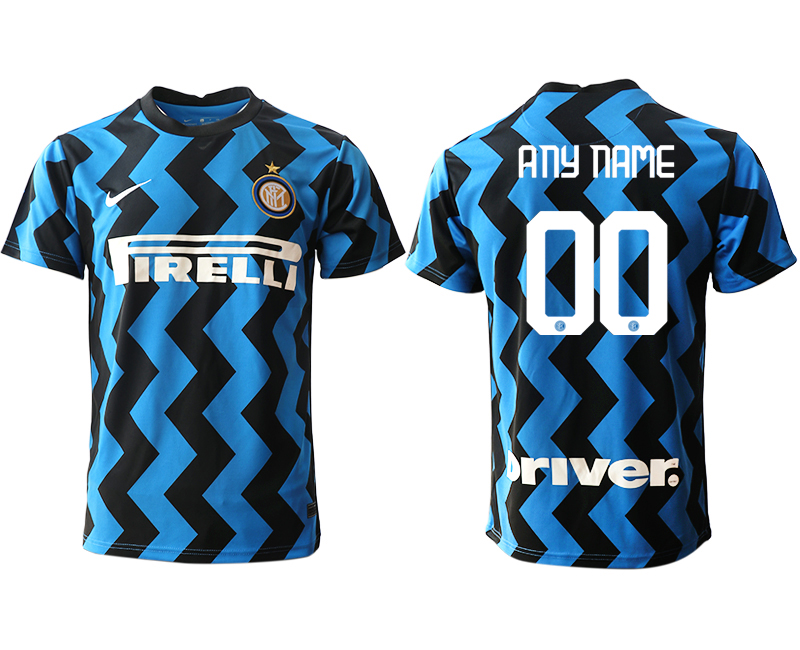 Men 2020-2021 club Inter Milan home aaa versio customized blue Soccer Jerseys