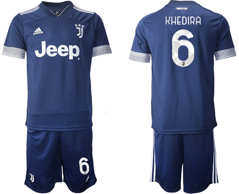 Men 2020-2021 club Juventus away 6 blue Soccer Jerseys