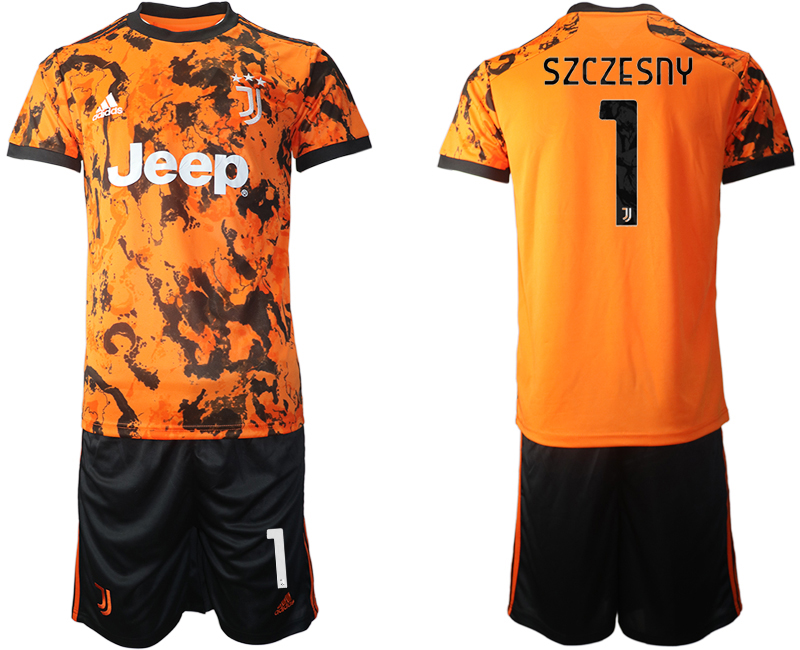 Men 2020-2021 club Juventus Second away 1 orange Soccer Jerseys