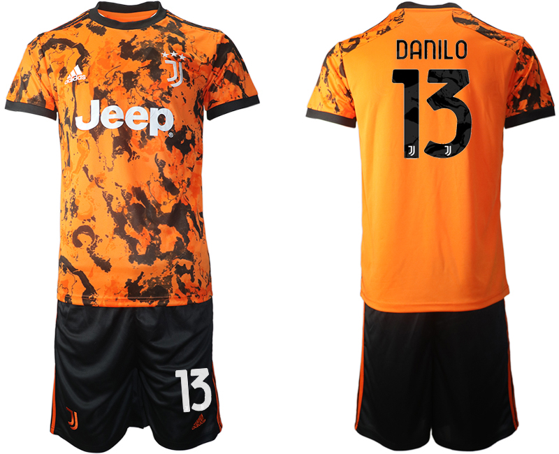 Men 2020-2021 club Juventus Second away 13 orange Soccer Jerseys