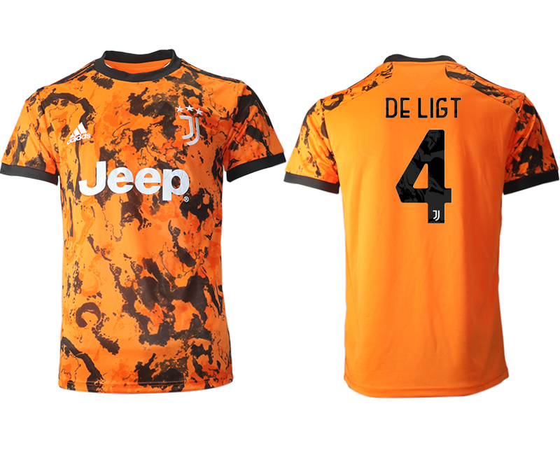 Men 2020-2021 club Juventus Second away aaa version 4 orange Soccer Jerseys