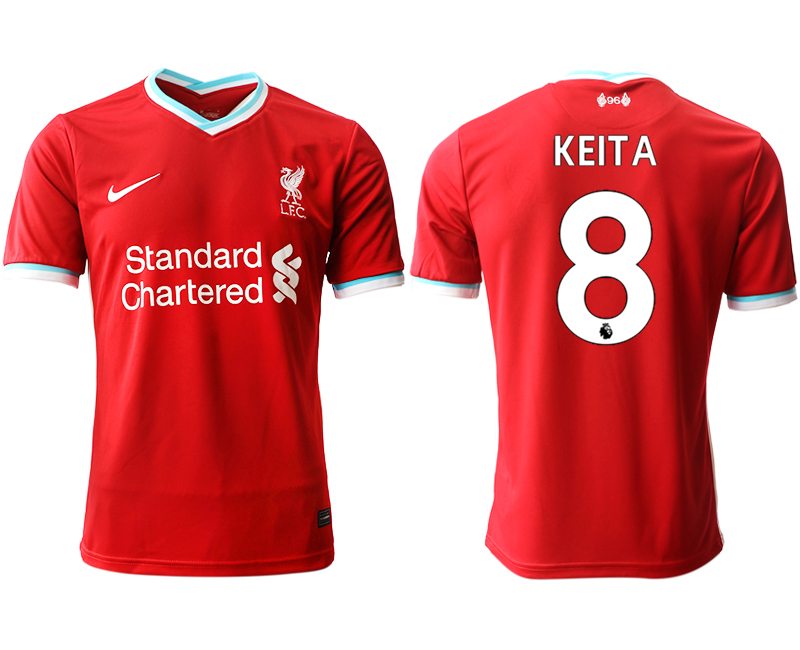 Men 2020-2021 club Liverpool home aaa version 8 red Soccer Jerseys