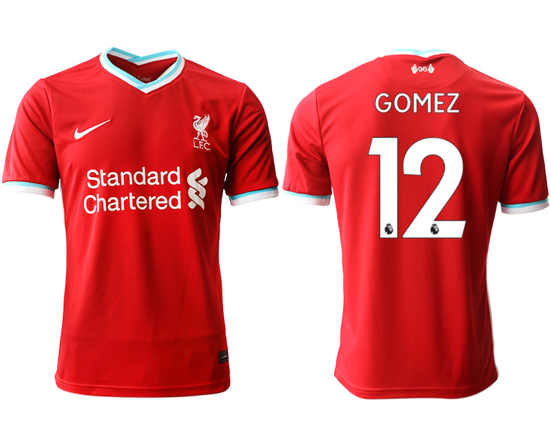 Men 2020-2021 club Liverpool home aaa version 12 red Soccer Jerseys