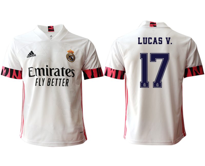 Men 2020-2021 club Real Madrid home aaa version 17 white Soccer Jerseys1