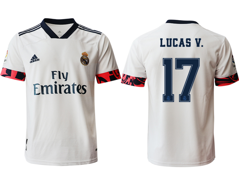 Men 2020-2021 club Real Madrid home aaa version 17 white Soccer Jerseys2