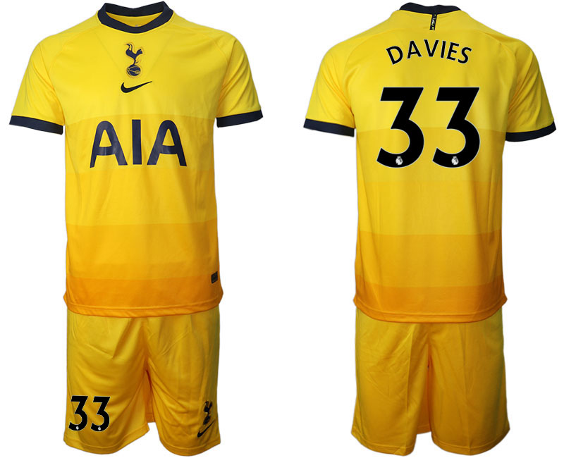 Men 2021 Tottenham Hotspur away 33 soccer jerseys