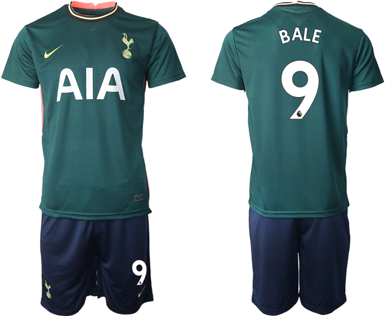 Men 2020-2021 club Tottenham away 9 green Soccer Jerseys