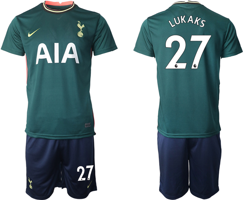 Men 2020-2021 club Tottenham away 27 green Soccer Jerseys