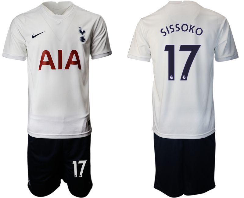 Men 2021-2022 Club Tottenham home white 17 Nike Soccer Jersey