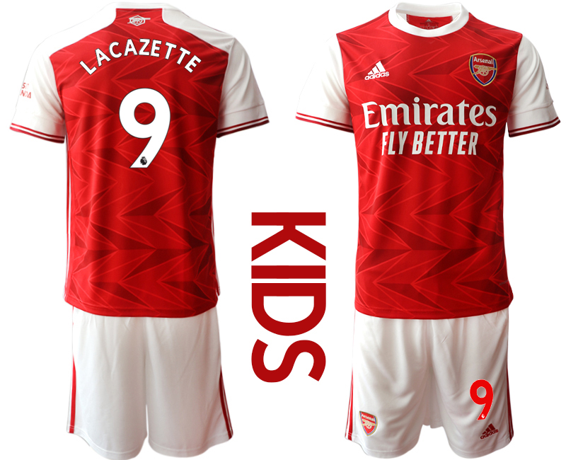 Youth 2020-2021 club Arsenal home 9 red Soccer Jerseys