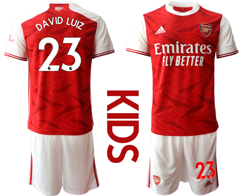 Youth 2020-2021 club Arsenal home 23 red Soccer Jerseys