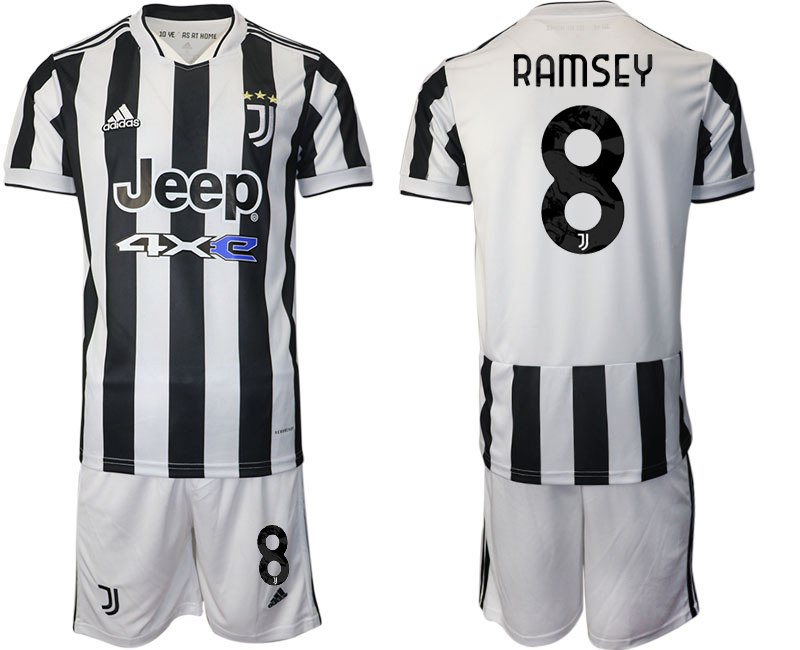 Men 2021-2022 Club Juventus home white 8 Adidas Soccer Jerseys