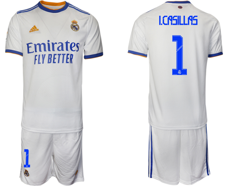 Men 2021-2022 Club Real Madrid home white 1 Soccer Jerseys1