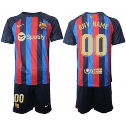 Barcelona Men Soccer Jerseys 029 Customized