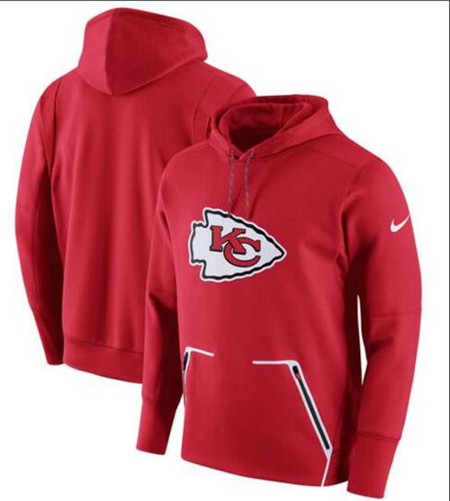 Men's Kansas City Chiefs Nike Red Champ Drive Vapor Speed Pullover Hoodie