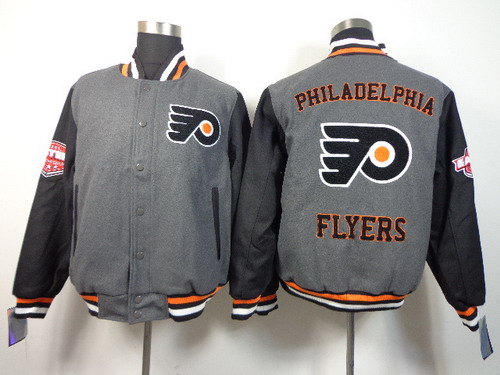 Philadelphia Flyers Blank Gray Jacket