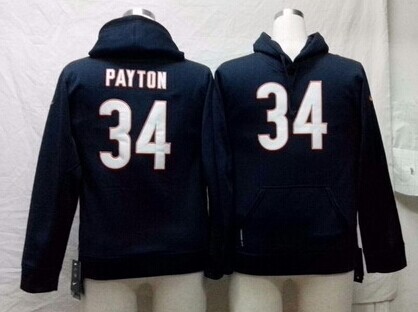 Nike Chicago Bears #34 Walter Payton Blue Kids Hoodie