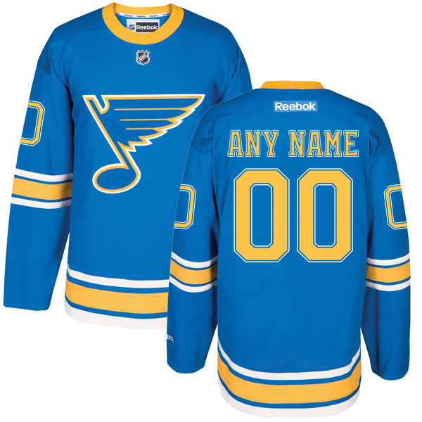 Men's St. Louis Blues Reebok 2017 Winter Classic Custom Jersey