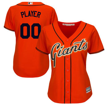 Women's San Francisco Giants Majestic Orange Cool Base Alternate Jersey