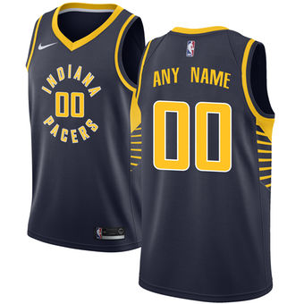 Men's Indiana Pacers Nike Navy Swingman Custom Icon Edition Jersey