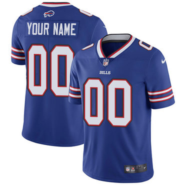 Youth Nike Buffalo Bills Home Royal Blue Customized Vapor Untouchable Player Limited Jersey